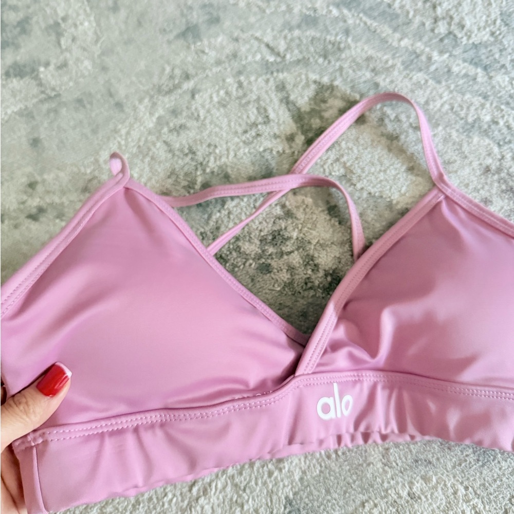 ALO Yoga Pink Sports Bra - Picture 4 of 4
